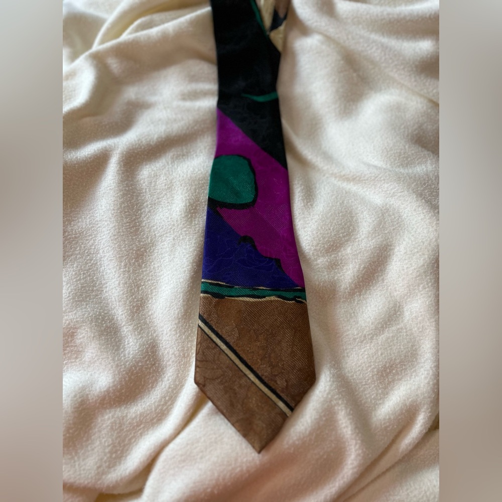 Hermes Tie - 100% Silk Multicolor Authentic